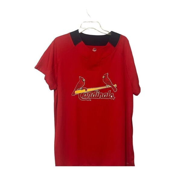 Majestic St. Louis Cardinals MLB Cool Based Jersey Adult Large Red - Picture 1 of 10